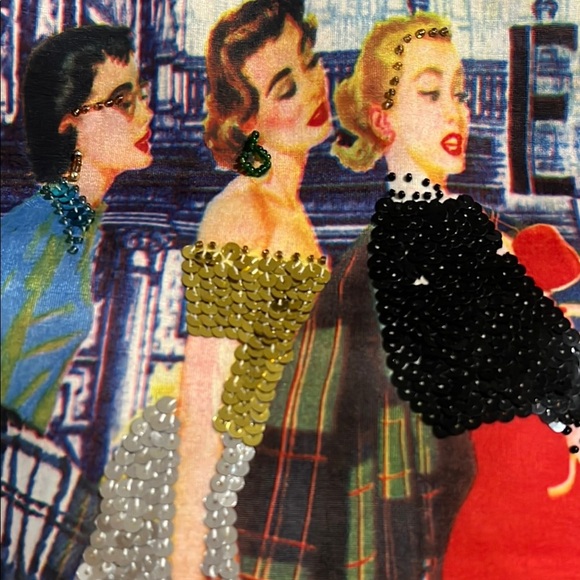 Coin Art Printed Handbag - Picture 2 of 13